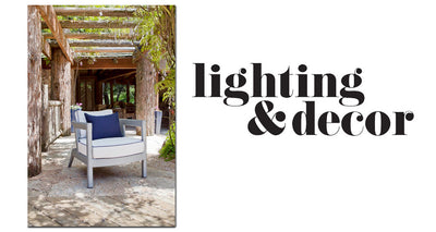 South Beach Arm Chair Showcased at Lighting and Decor
