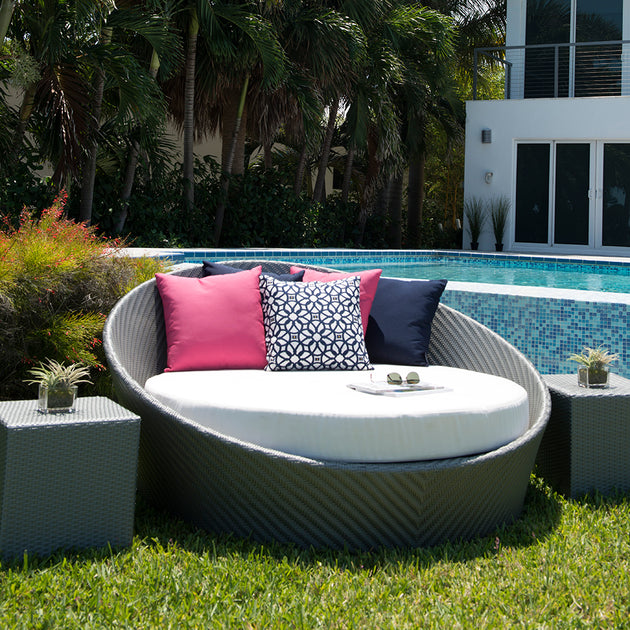 Furniture Round Daybed Cushion Cover Outdoor Round Daybed