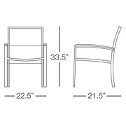 Saint Lucia Dining Chair with Arms