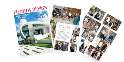 COLLAB and KANNOA featured @ FLORIDA DESIGN MAGAZINE