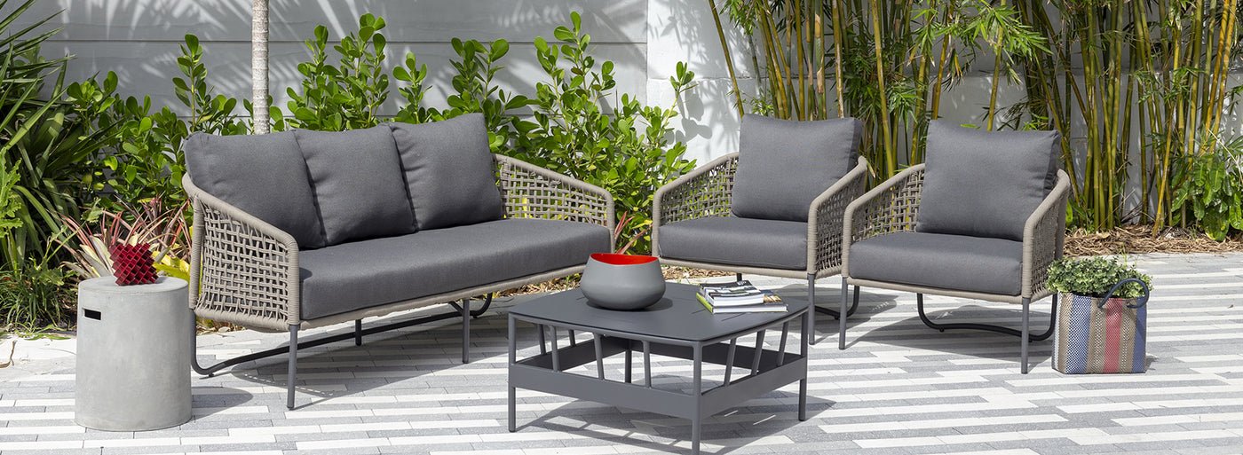 Sardinia Collection of outdoor furniture.