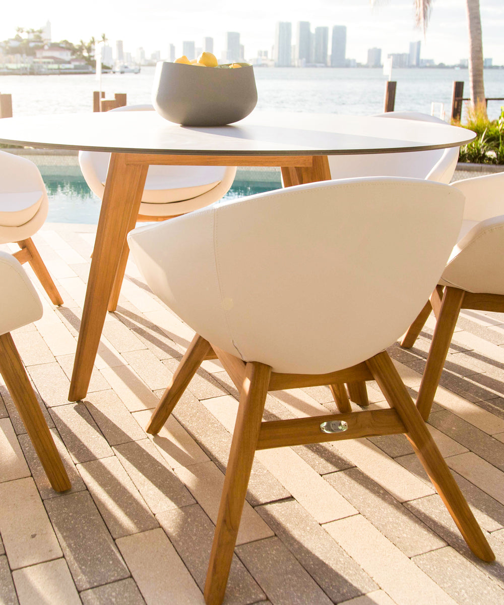 Santorini round 10 seat dining set discount