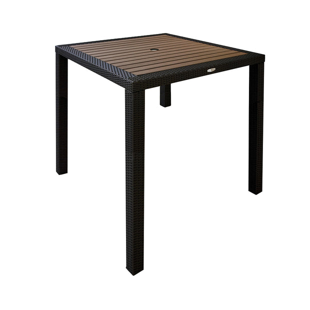 Aria Bar Table with Gray Alumiwood Top