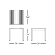 Cali Square Dining Table