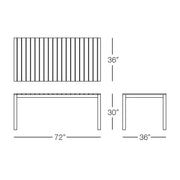 Cali Rectangular Dining Table