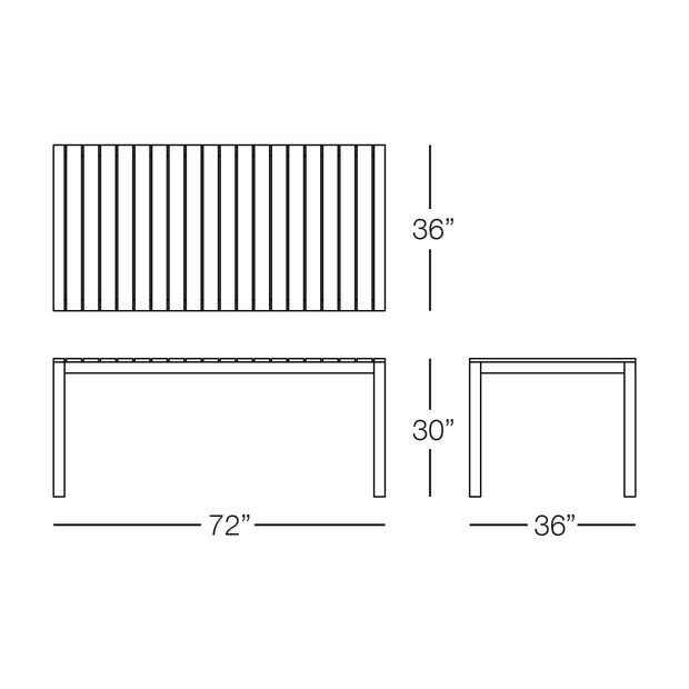 Cali Rectangular Dining Table