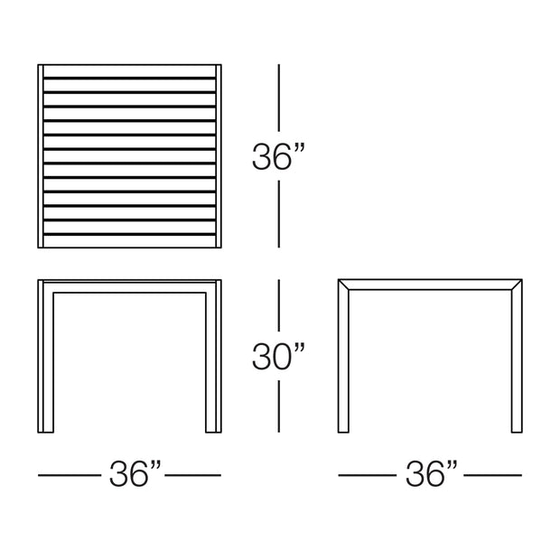 Florence Square Dining Table