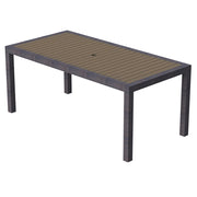 Marbella Rectangle Dining Table with Alumiwood Top