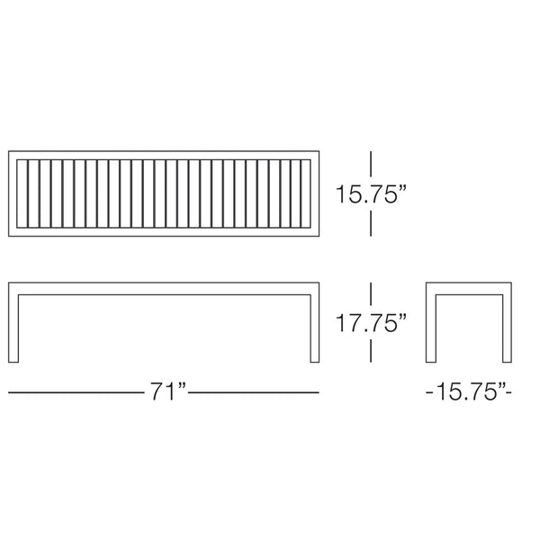 Martinique Bench