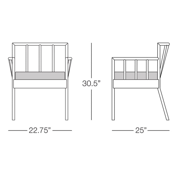 Oslo Dining Chair with Arms