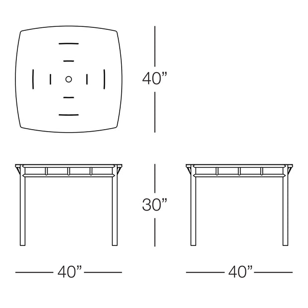 Oslo Square Dining Table