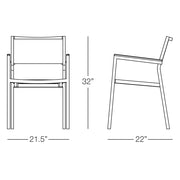 Sicilia Dining Chair with Sling