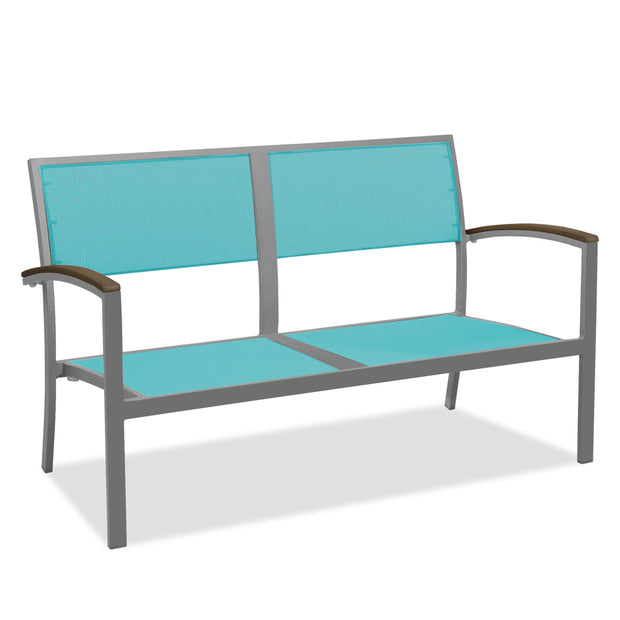Saint Lucia Loveseat - Slate Gray