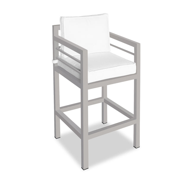 Toledo Barstool with Arms - Agate Gray